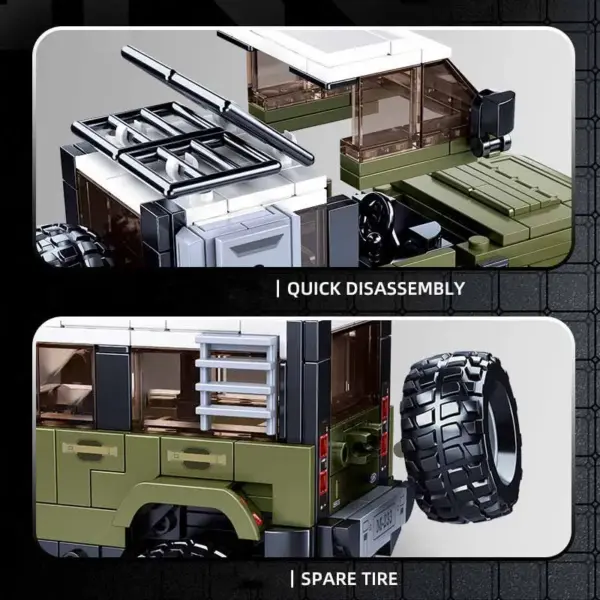 317pcs SUV Model Building Block Kit - Image 3