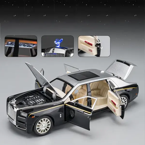 1:24 Rolls Royce Phantom Diecast Model Car - Image 8