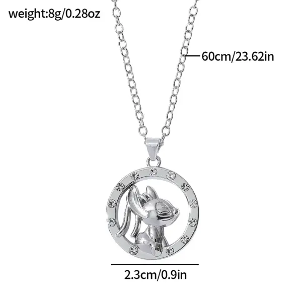 Disney Stitch Cartoon Pendant Necklace for Women - Image 7