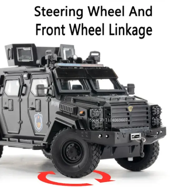 1:24 Scale Swordtooth Tiger Military Car Model - Image 6