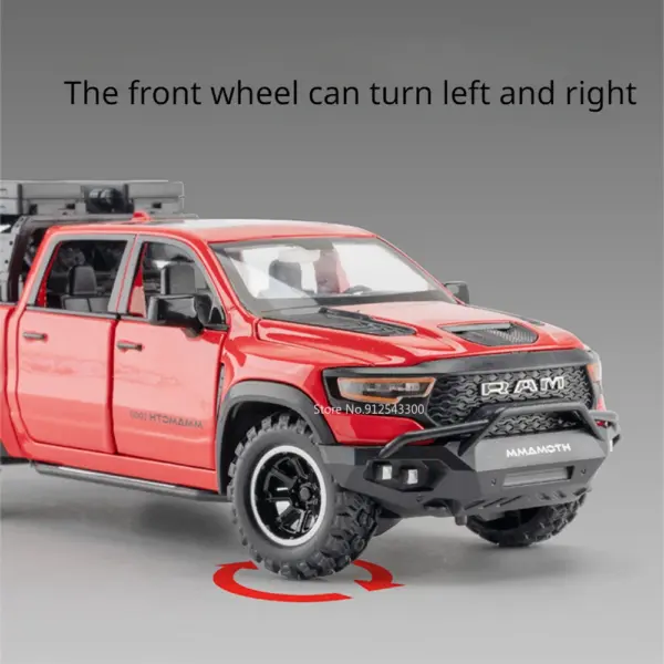 1/32 Dodge RAM MAMMOTH Diecast Pickup Model - Image 4