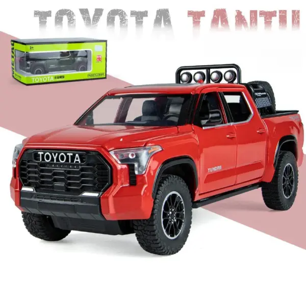 1/24 Toyota Tundra TRD Diecast Model Truck - Image 7