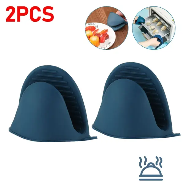 Silicone Heat Resistant Oven Mitts - 1 Pair - Image 9