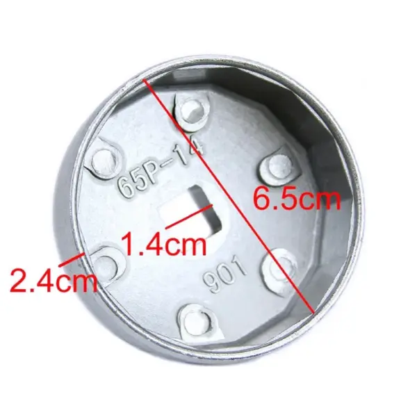 14 Flute 65mm Oil Filter Wrench Tool - Image 2