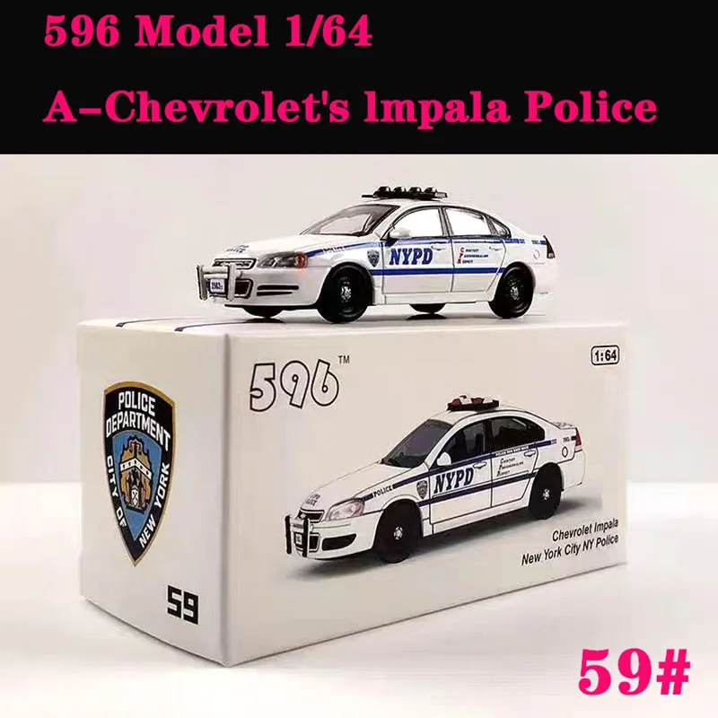 1/64 Scale Chevrolet Impala Police Model Car 7 1/64 Scale Chevrolet Impala Police Model Car - Image 7