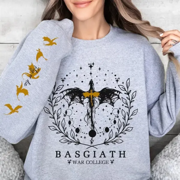 Fourth Wing War College Women's Sweatshirt - Image 2