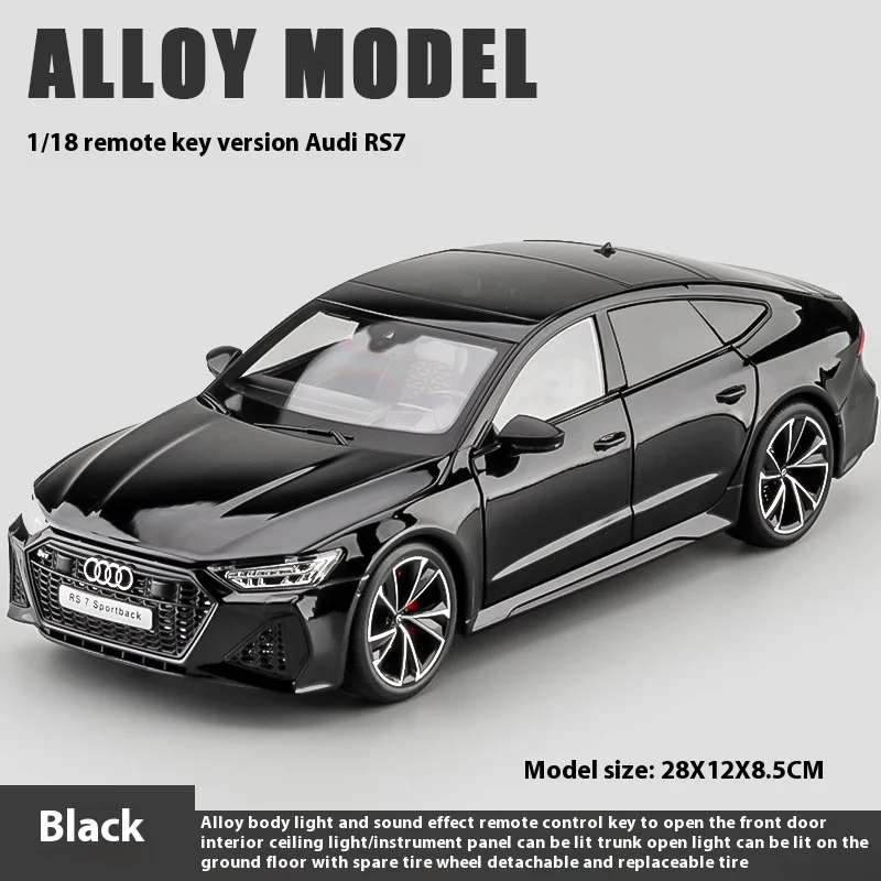 1:18 Audi RS7 Diecast Alloy Sports Car Model 8 1:18 Audi RS7 Diecast Alloy Sports Car Model - Image 8