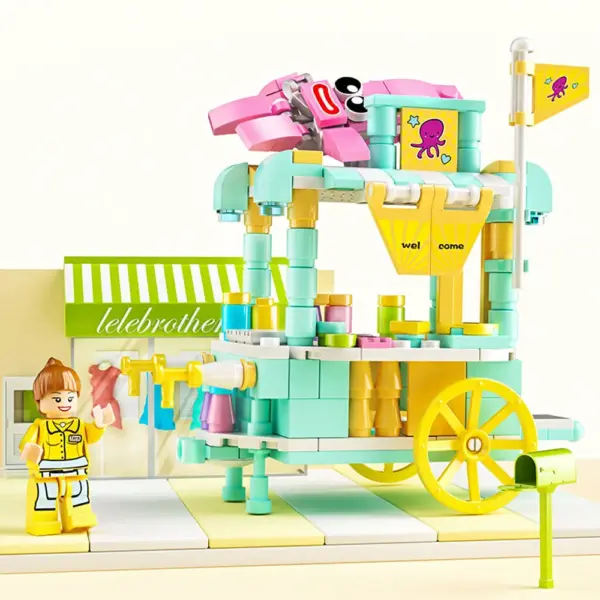Wooden Ice Cream Truck Mini Scene Kit - Image 6