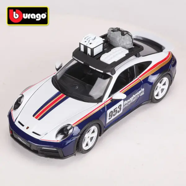 1:24 Scale Porsche 911 Rally Diecast Model - Image 7