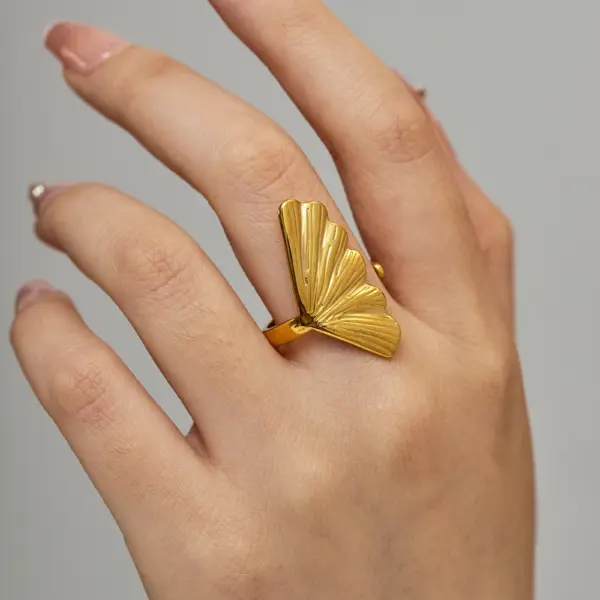 Classic Stainless Steel Geometric Rings for Women - Image 6