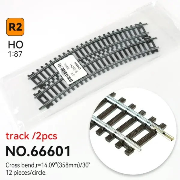 HO Scale 1:87 Nickel Silver Curved Track Model - Image 20