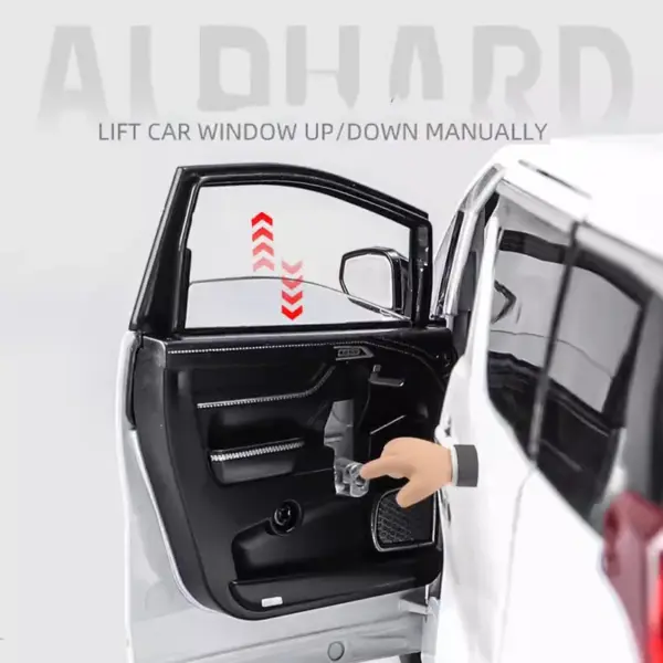 1:18 Alphard Alloy Pull-Back Car Model - Image 4