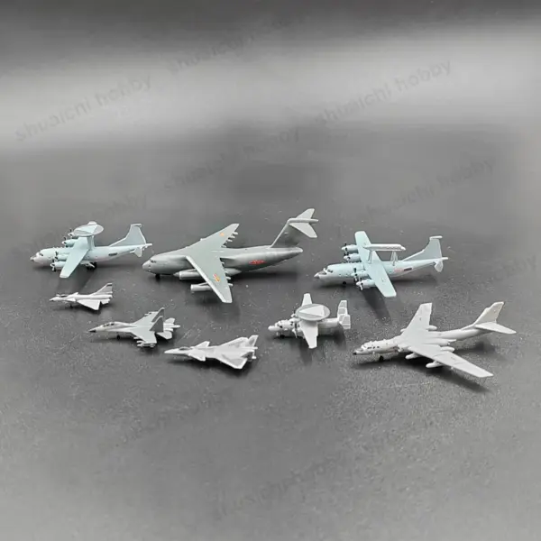 1Set 1/700 Scale Fighter Jet Model Collection - Image 5