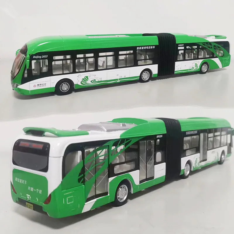 1:50 Alloy Pull Back Bus Model Vehicle 4 1:50 Alloy Pull Back Bus Model Vehicle - Image 4