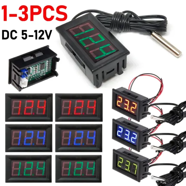 LED Digital Temperature Sensor Module 0.56 Inch - Image 3