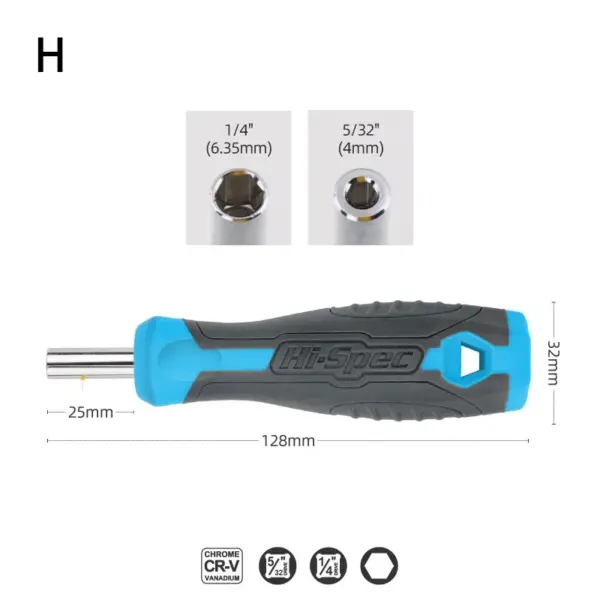 Multifunction 6.35mm Magnetic Bit Driver Set - Image 9