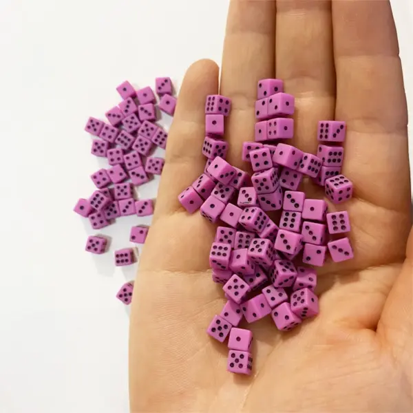 100 Mini 5mm Acrylic D6 Dice Set - Image 11