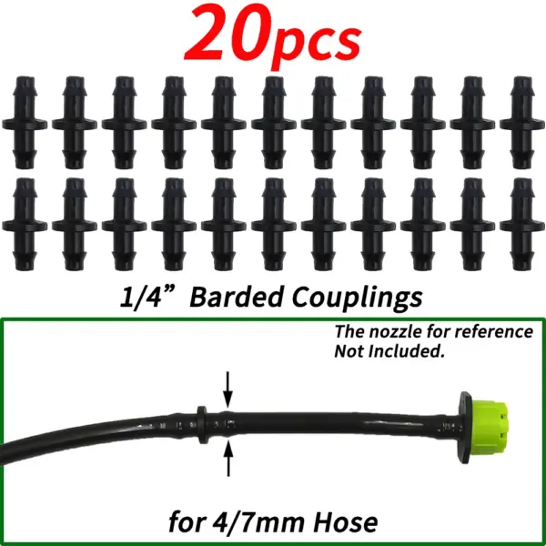 Barbed Couplings for 4/7mm Hose - 20/50/100PCS - Image 4
