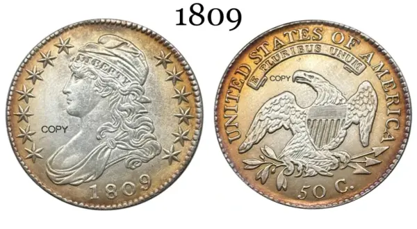 Capped Bust Commemorative Half Dollar Replica - Image 7