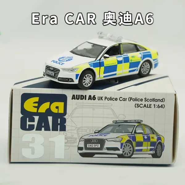 1:64 Audi A6 Diecast Alloy Taxi Model - Image 3
