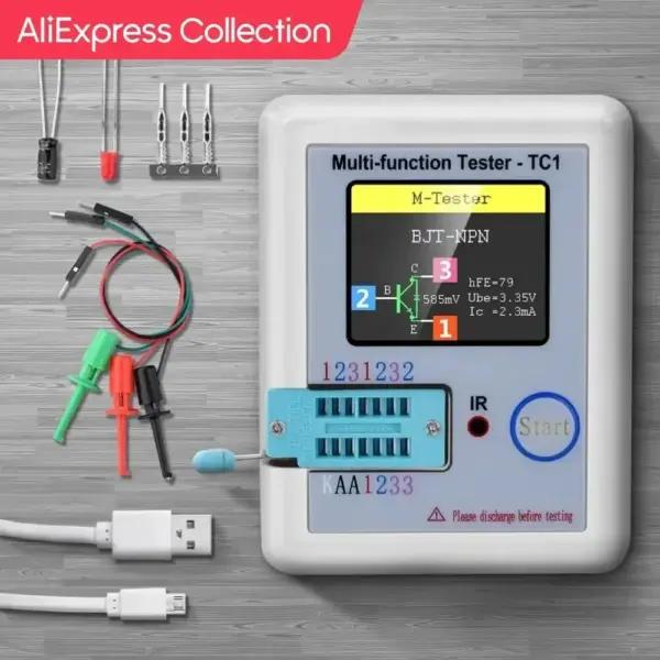 Multifunctional TFT Transistor Tester LCR Meter - Image 6