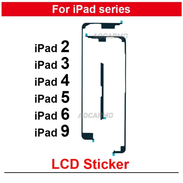 iPad Front LCD Adhesive Replacement Sticker