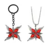 Genshin Impact Arlecchino Cosplay Keychain