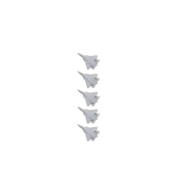 5PCS SU-57 Stealth Fighting Plane Models - Image 11