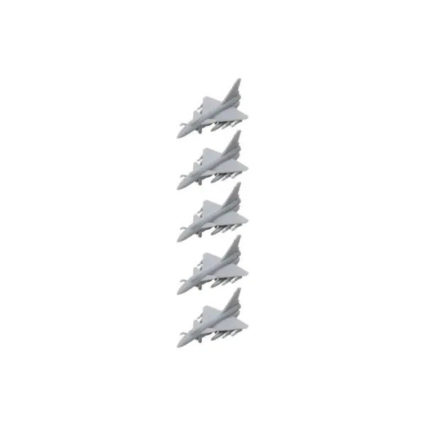 5PCS J-10B Resin Fighter Jet Model Set - Image 8
