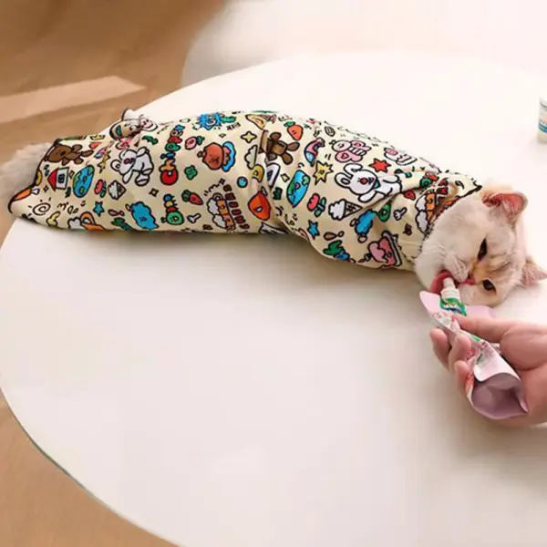 Cat Grooming Wrap Anti-Scratch Restraint Set - Image 5