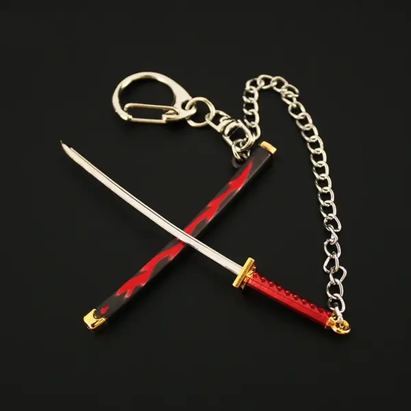 Roronoa Zoro Mini Keychain 9cm Metal Sword - Image 6