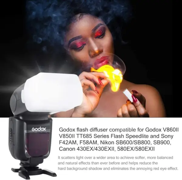 Flash Diffuser for Canon and Godox Flashes - Image 3