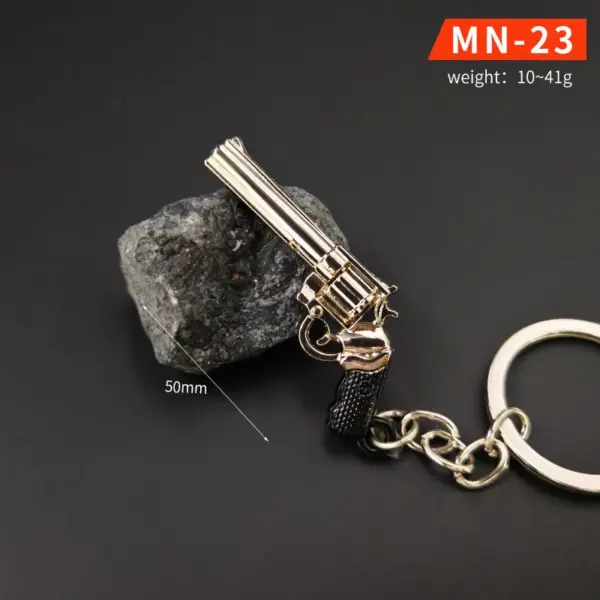 Chicken Dinner Game Keychain Set with P90 and AWM - Image 32