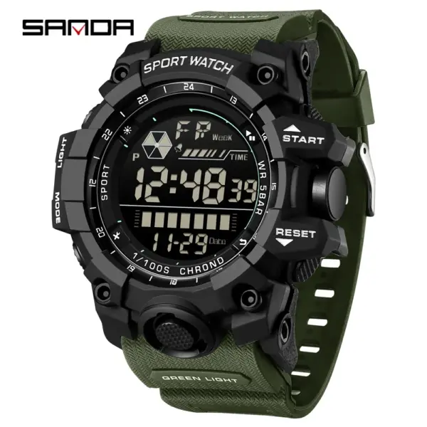 SANDA 6229 Digital Sports Watch Luminous Features - Image 8