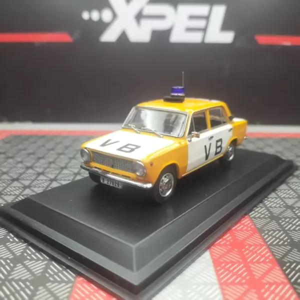 Soviet LADA 1300 VB Police Car Model with Flaws - Image 2
