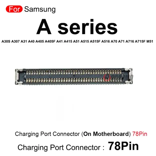 Samsung A30S A31 A40 A405 Charging Port Connector - Image 3