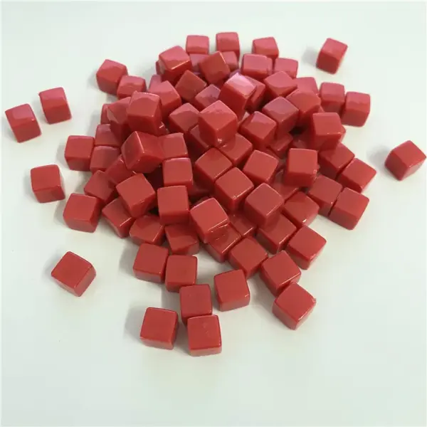 100 Pcs Clear 8mm Acrylic Square Dice Set - Image 13