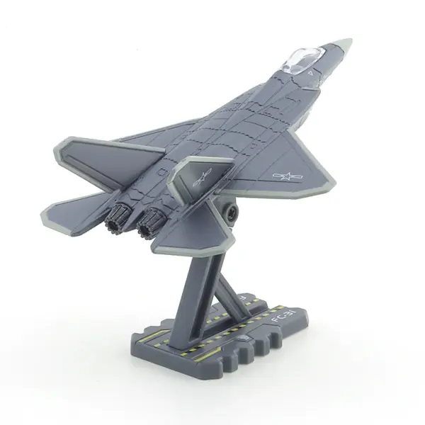 1:64 Scale Alloy White Emperor Fighter Model - Image 7