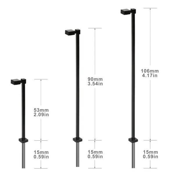 10pcs Metal Street Lights for TT HO OO Scale - Image 2