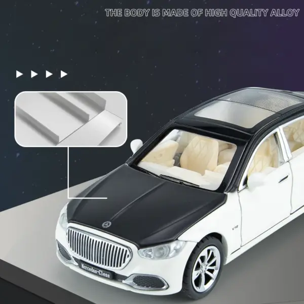 1:32 Scale Mercedes Benz Maybach S680 Model - Image 3