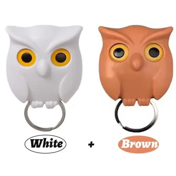 Winking Owl Magnetic Key Hook Decor - Image 7
