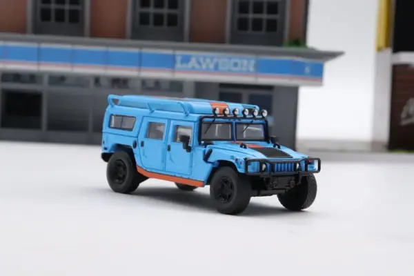 Master 1:64 G-U-L-F H1 Civilian Police SUV Diecast Model - Image 8