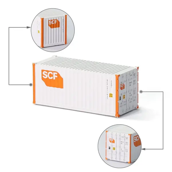 N Scale 1/160 20ft Shipping Container Model - Image 11
