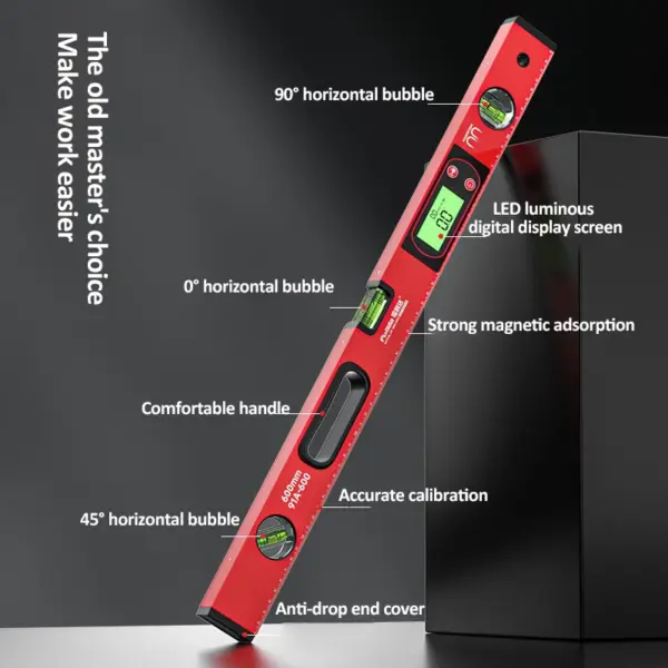 Magnetic Digital Protractor Angle Finder 0-90° - Image 6