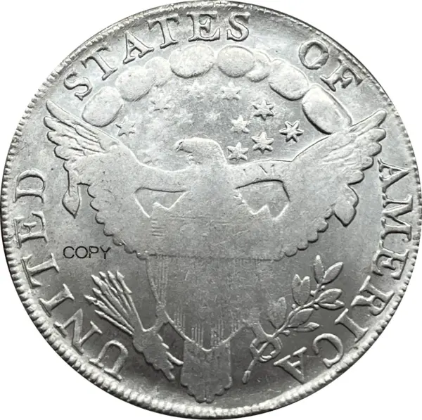 One Dollar Draped Bust Commemorative Coin Copy - Image 6