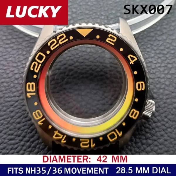 N H35 42mm Stainless Steel Watch Case - Image 41