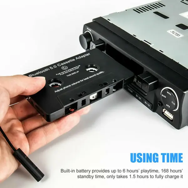 Bluetooth 5.0 Cassette Adapter for Car Audio - Image 4
