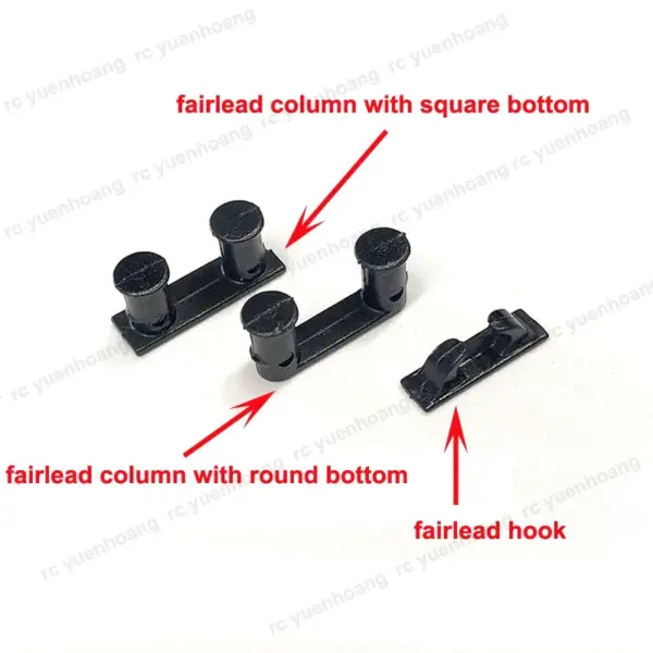 10PCS ABS Model Boat Fairlead Hook & Column - Image 3