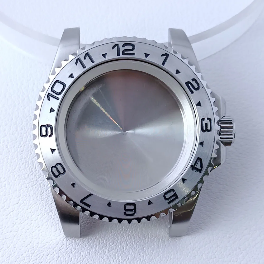 40.5mm Stainless Steel GMT Watch Case NH35/NH36 19 40.5mm Stainless Steel GMT Watch Case NH35/NH36 - Image 19