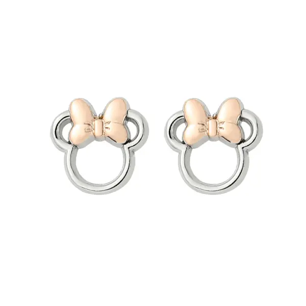 Mickey Mouse Bowknot Stud Earrings - Image 5